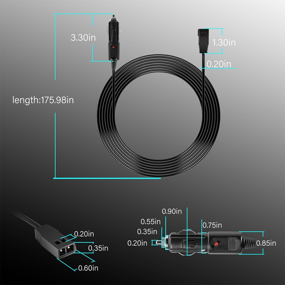 12V DC Port Power Cord 720105- - Fish Finder Charger ulasan dan harga