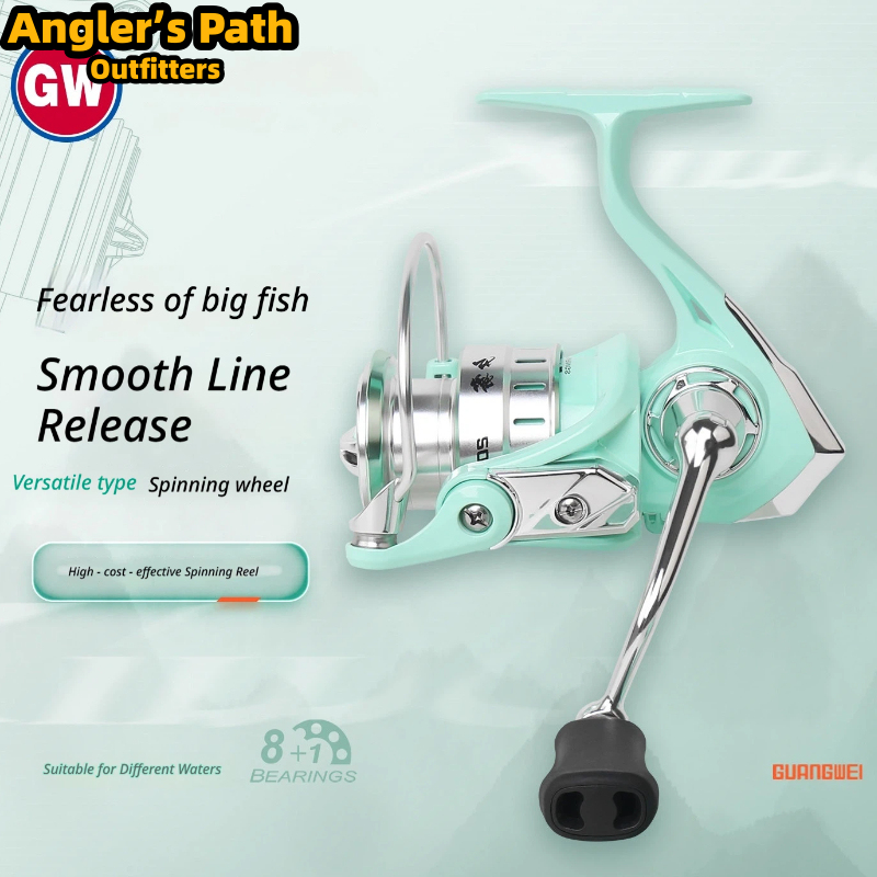 Guangwei Xiwu Spinning Reel 8+ - Abu Garcia Reel Max ulasan dan harga